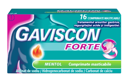 Gaviscon Forte Mentol comprimate masticabile