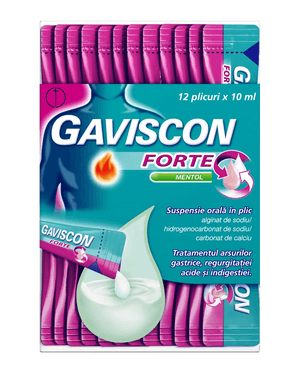 Gaviscon Forte Mentol suspensie orală în plic